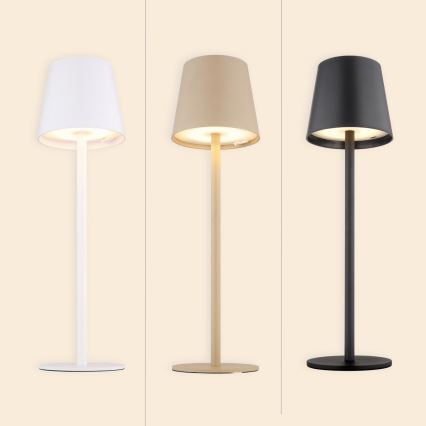 Globo - LED Stmievateľná dotyková vonkajšia lampa LED/3W/3,7V IP44 1800 mAh USB čierna