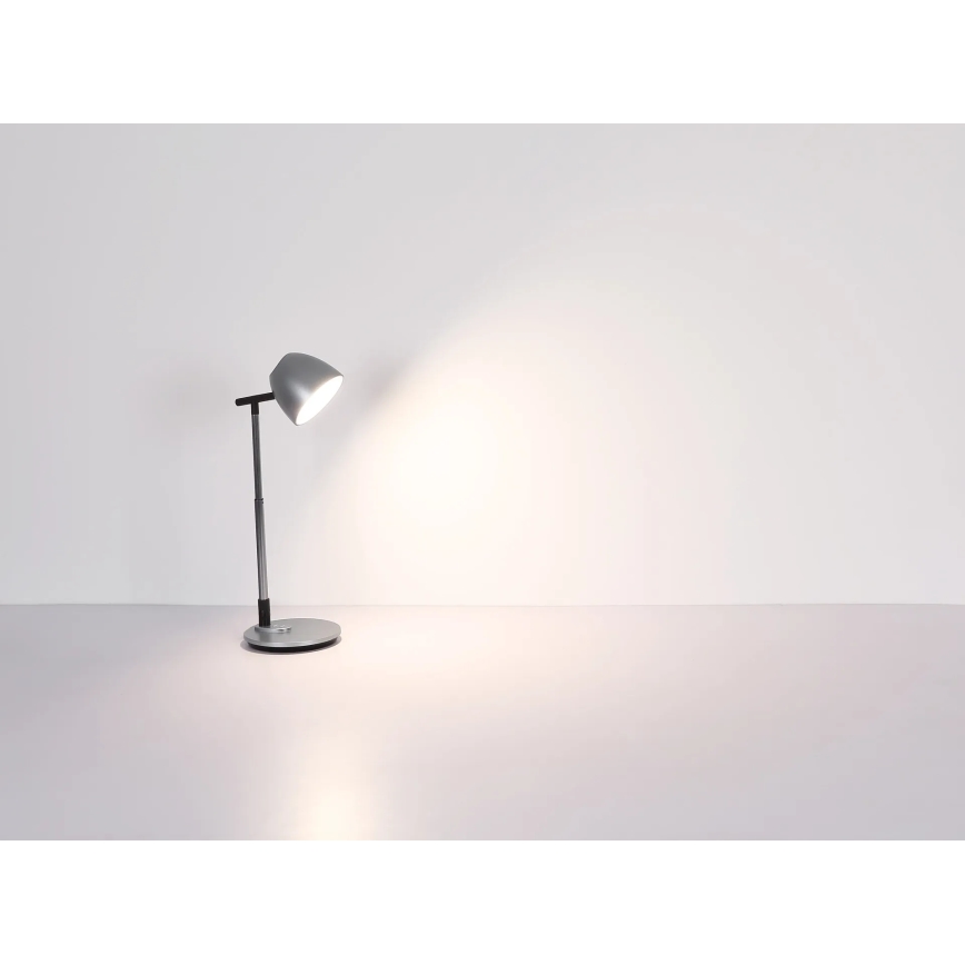 Globo - LED Stmievateľná dotyková stolná lampa LED/7,5W/230V 3000K/4000K/6500K šedá