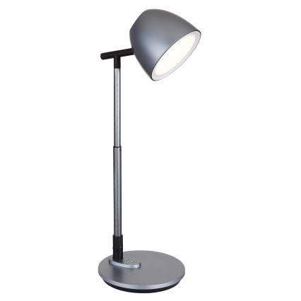 Globo - LED Stmievateľná dotyková stolná lampa LED/7,5W/230V 3000K/4000K/6500K šedá