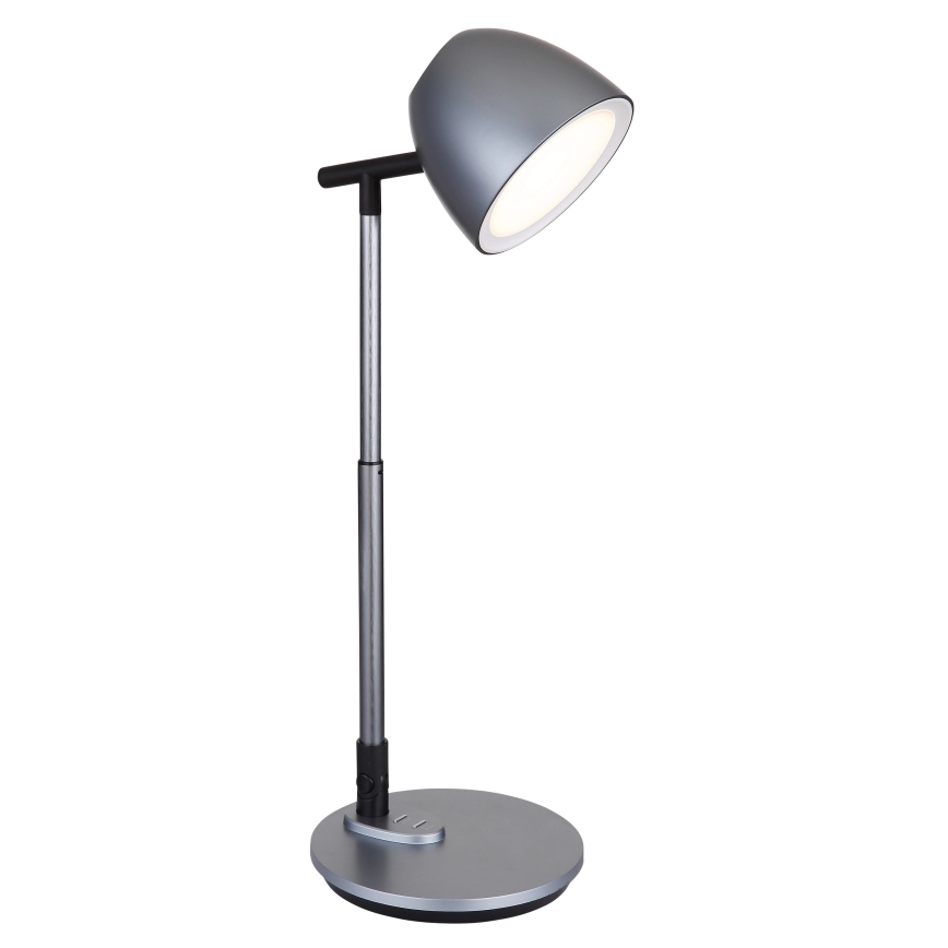 Globo - LED Stmievateľná dotyková stolná lampa LED/7,5W/230V 3000K/4000K/6500K šedá