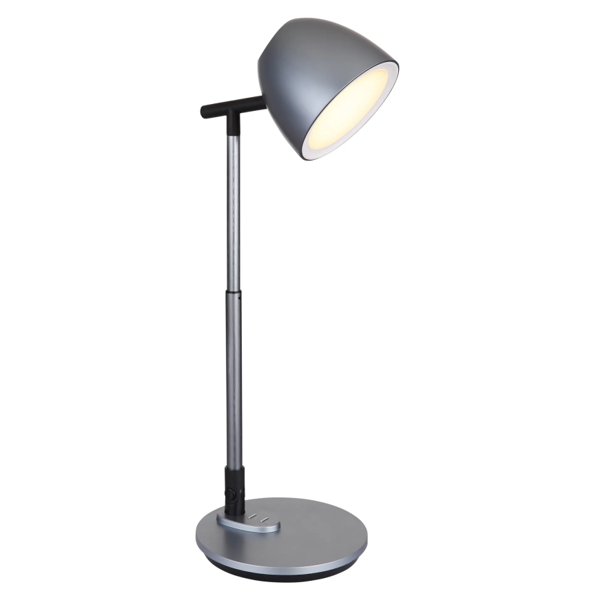 Globo - LED Stmievateľná dotyková stolná lampa LED/7,5W/230V 3000K/4000K/6500K šedá