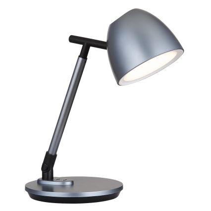 Globo - LED Stmievateľná dotyková stolná lampa LED/7,5W/230V 3000K/4000K/6500K šedá