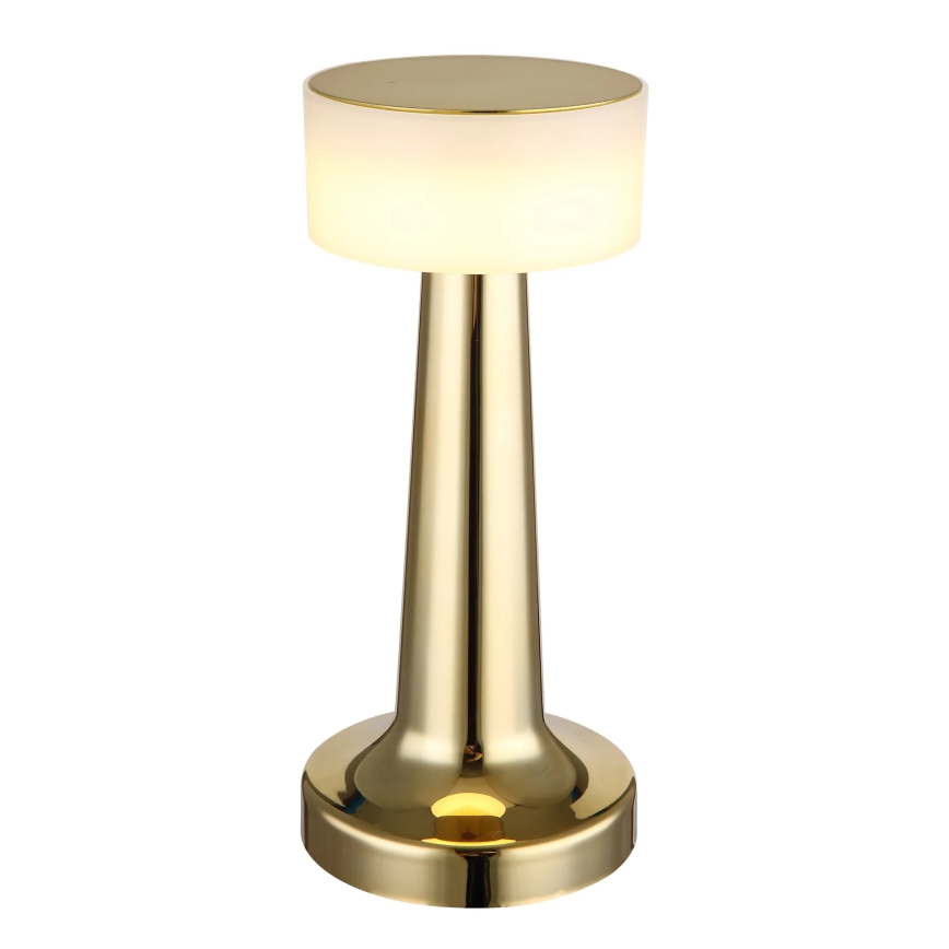Globo - LED Stmievateľná dotyková stolná lampa LED/1W/3,7V 2700K/4000K/6500K 800 mAh USB zlatá