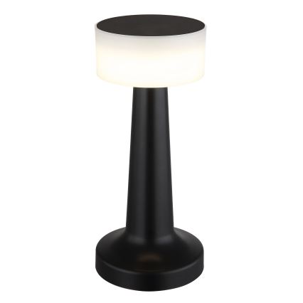 Globo - LED Stmievateľná dotyková stolná lampa LED/1W/3,7V 2700K/4000K/6500K 800 mAh USB čierna