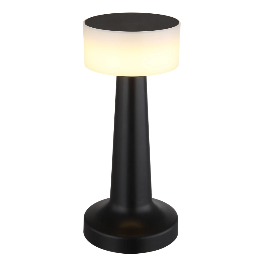 Globo - LED Stmievateľná dotyková stolná lampa LED/1W/3,7V 2700K/4000K/6500K 800 mAh USB čierna