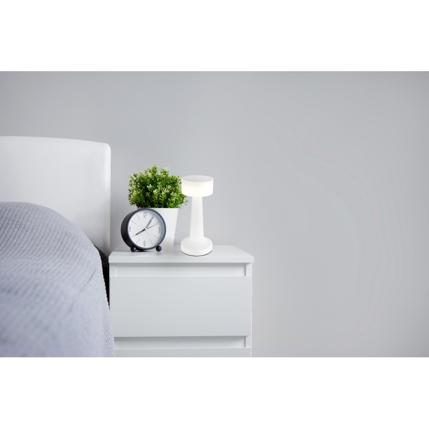 Globo - LED Stmievateľná dotyková stolná lampa LED/1W/3,7V 2700K/4000K/6500K 800 mAh USB biela