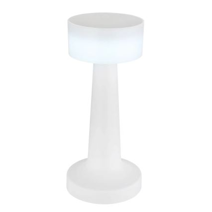 Globo - LED Stmievateľná dotyková stolná lampa LED/1W/3,7V 2700K/4000K/6500K 800 mAh USB biela
