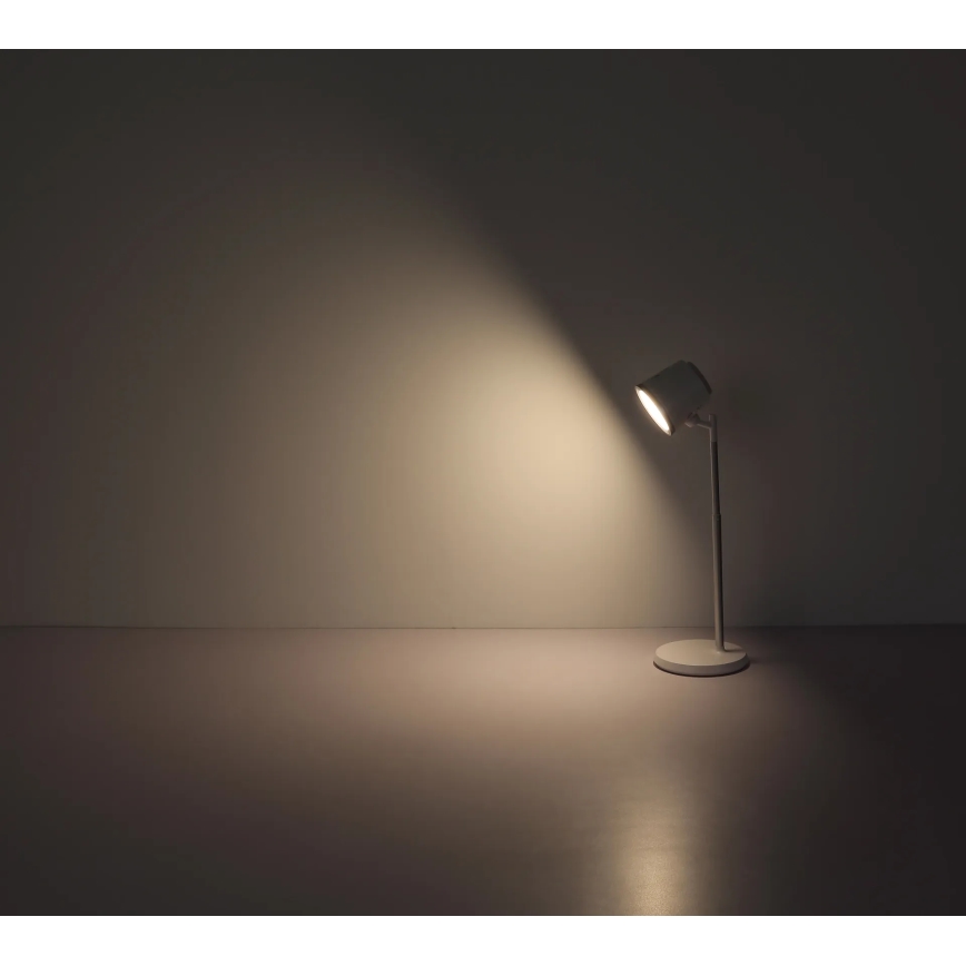 Globo - LED Stmievateľná dotyková stolná lampa 4v1 LED/6W/3,7V 3000K/4000K/6500K 1500 mAh USB biela
