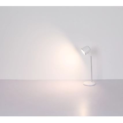Globo - LED Stmievateľná dotyková stolná lampa 4v1 LED/6W/3,7V 3000K/4000K/6500K 1500 mAh USB biela