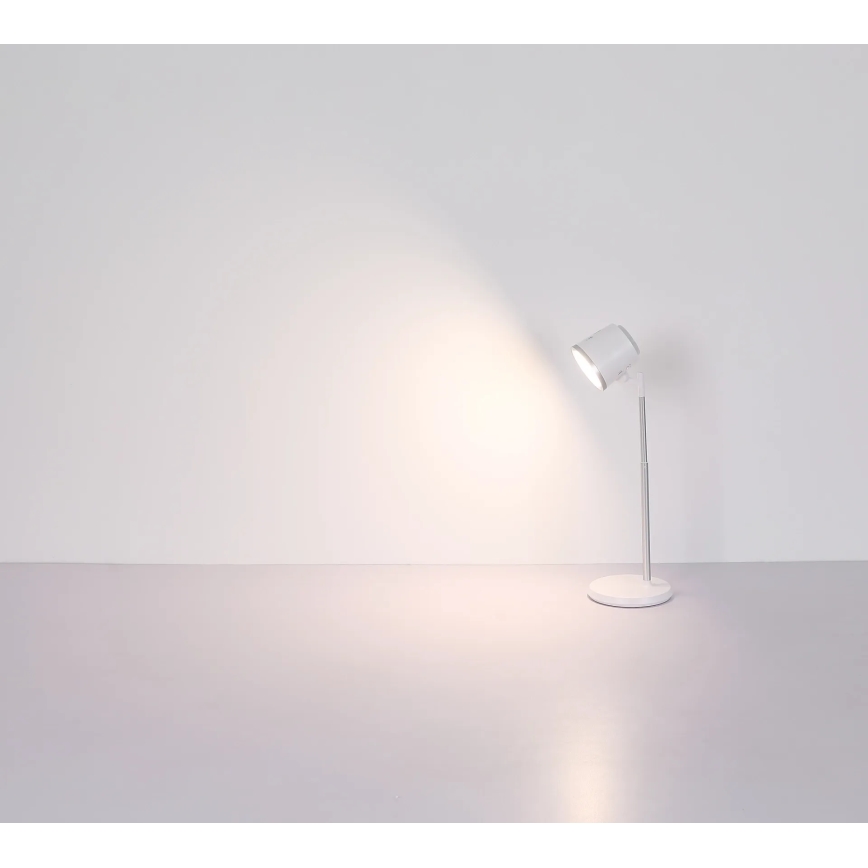 Globo - LED Stmievateľná dotyková stolná lampa 4v1 LED/6W/3,7V 3000K/4000K/6500K 1500 mAh USB biela