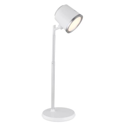 Globo - LED Stmievateľná dotyková stolná lampa 4v1 LED/6W/3,7V 3000K/4000K/6500K 1500 mAh USB biela