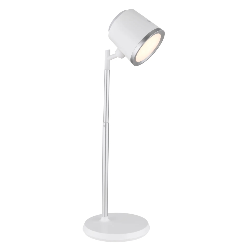 Globo - LED Stmievateľná dotyková stolná lampa 4v1 LED/6W/3,7V 3000K/4000K/6500K 1500 mAh USB biela