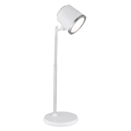 Globo - LED Stmievateľná dotyková stolná lampa 4v1 LED/6W/3,7V 3000K/4000K/6500K 1500 mAh USB biela