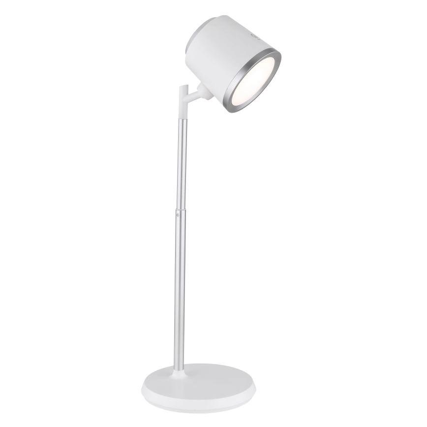 Globo - LED Stmievateľná dotyková stolná lampa 4v1 LED/6W/3,7V 3000K/4000K/6500K 1500 mAh USB biela