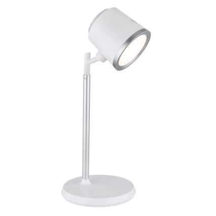 Globo - LED Stmievateľná dotyková stolná lampa 4v1 LED/6W/3,7V 3000K/4000K/6500K 1500 mAh USB biela