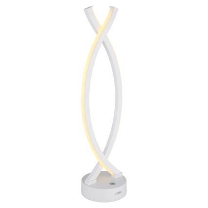 Globo - LED Stmievateľná dotyková stolná lampa LED/1W/3,7V 3000K 1800 mAh USB biela