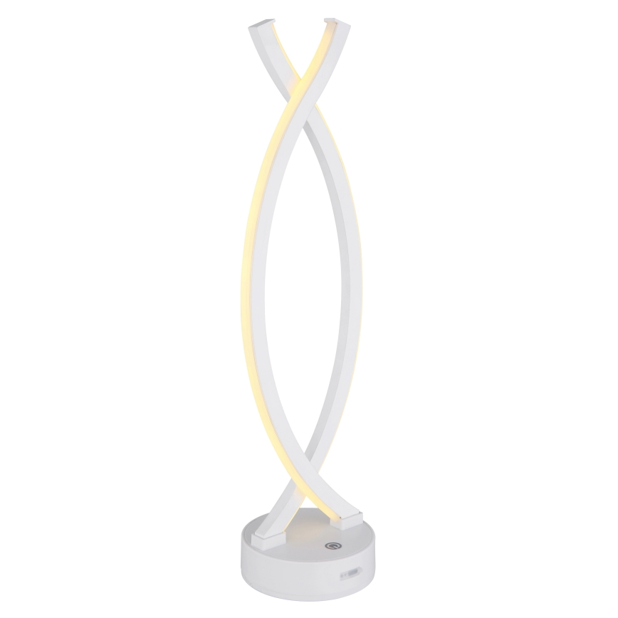 Globo - LED Stmievateľná dotyková stolná lampa LED/1W/3,7V 3000K 1800 mAh USB biela