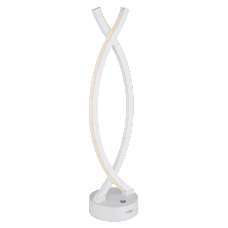 Globo - LED Stmievateľná dotyková stolná lampa LED/1W/3,7V 3000K 1800 mAh USB biela