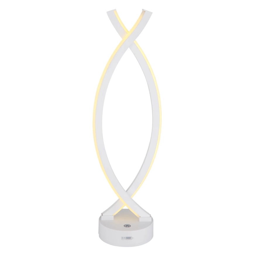 Globo - LED Stmievateľná dotyková stolná lampa LED/1W/3,7V 3000K 1800 mAh USB biela