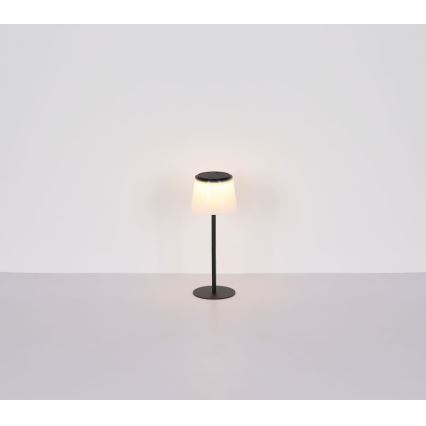 Globo - LED Stmievateľná dotyková vonkajšia stolná lampa LED/1,8W/5V IP44 1800 mAh čierna/biela