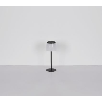 Globo - LED Stmievateľná dotyková vonkajšia stolná lampa LED/1,8W/5V IP44 1800 mAh čierna/biela