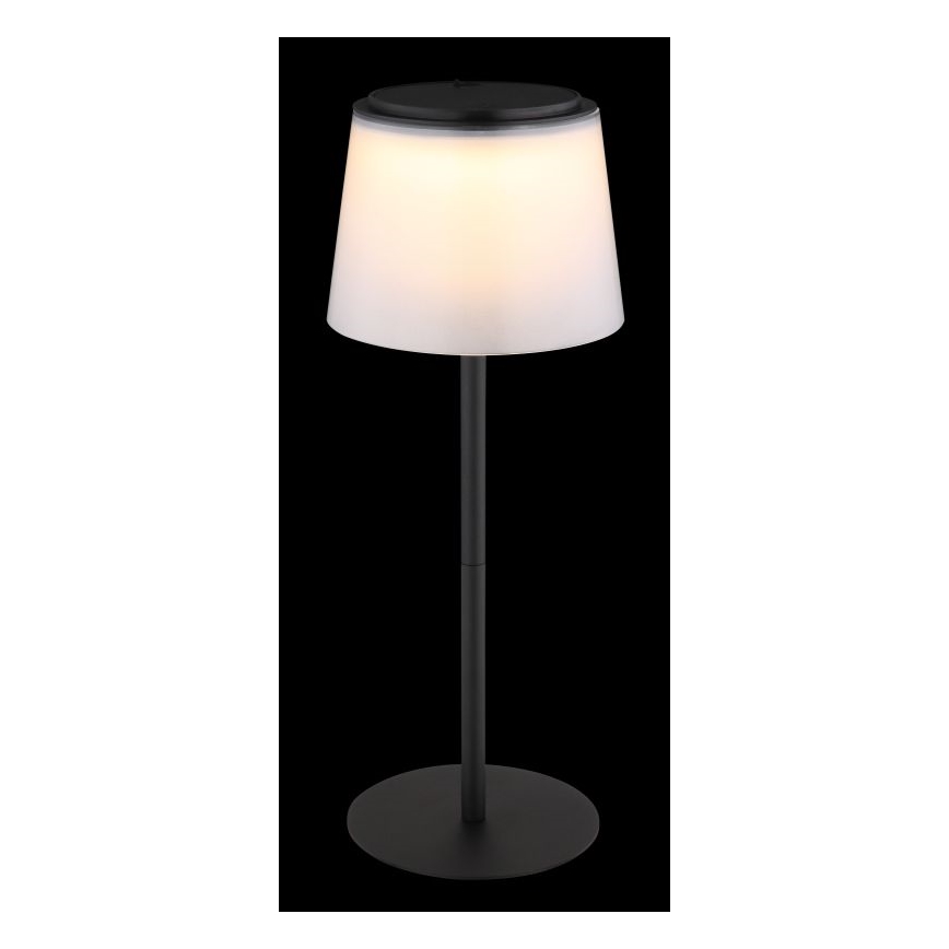 Globo - LED Stmievateľná dotyková vonkajšia stolná lampa LED/1,8W/5V IP44 1800 mAh čierna/biela
