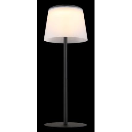 Globo - LED Stmievateľná dotyková vonkajšia stolná lampa LED/1,8W/5V IP44 1800 mAh čierna/biela