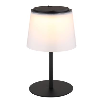 Globo - LED Stmievateľná dotyková vonkajšia stolná lampa LED/1,8W/5V IP44 1800 mAh čierna/biela