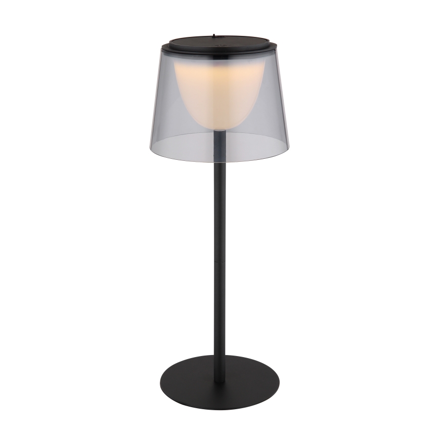 Globo - LED Stmievateľná dotyková vonkajšia stolná lampa LED/1,8W/5V IP44 1800 mAh čierna/dymová