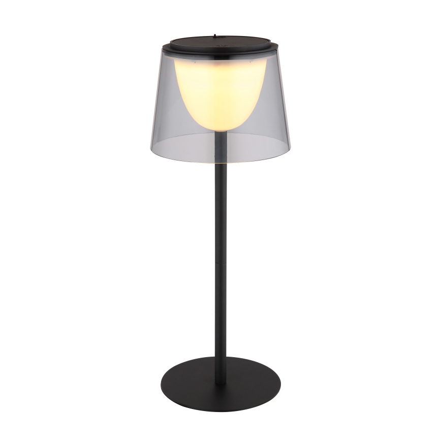 Globo - LED Stmievateľná dotyková vonkajšia stolná lampa LED/1,8W/5V IP44 1800 mAh čierna/dymová