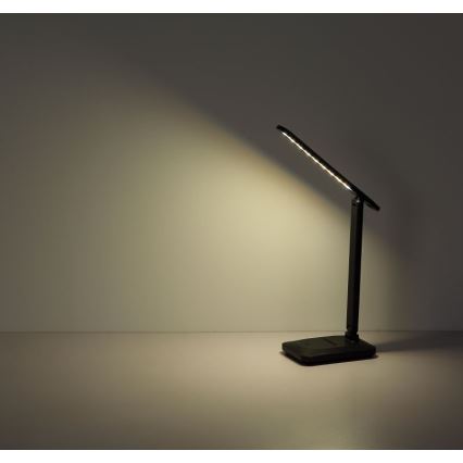 Globo - LED Stmievateľná dotyková stolná lampa LED/3W/5V 2800/4000/6500K 1800 mAh čierna