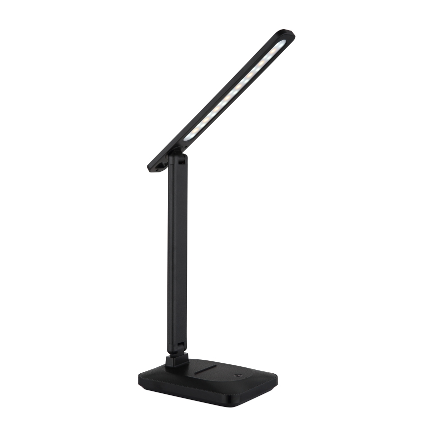 Globo - LED Stmievateľná dotyková stolná lampa LED/3W/5V 2800/4000/6500K 1800 mAh čierna