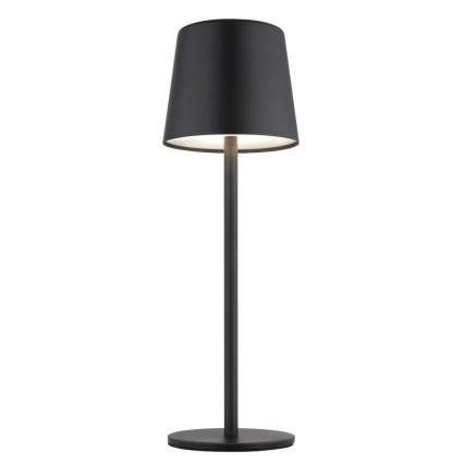 Globo - LED Stmievateľná vonkajšia dotyková stolná lampa LED/2W/5V 3000/4000/6000K 2200 mAh IP44 čierna