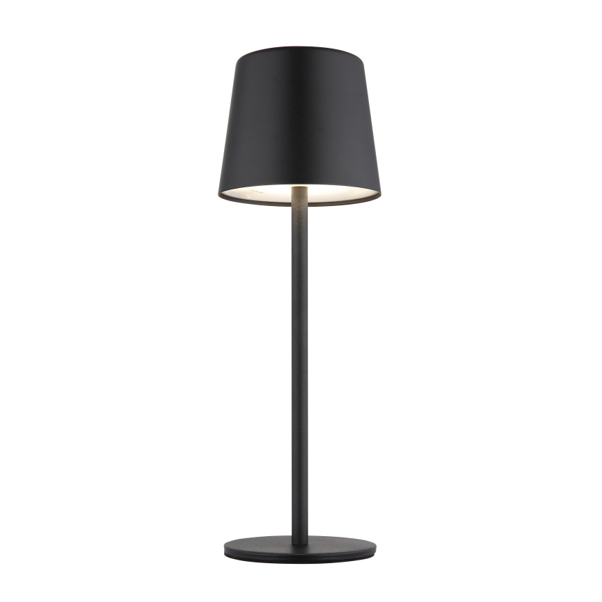Globo - LED Stmievateľná vonkajšia dotyková stolná lampa LED/2W/5V 3000/4000/6000K 2200 mAh IP44 čierna
