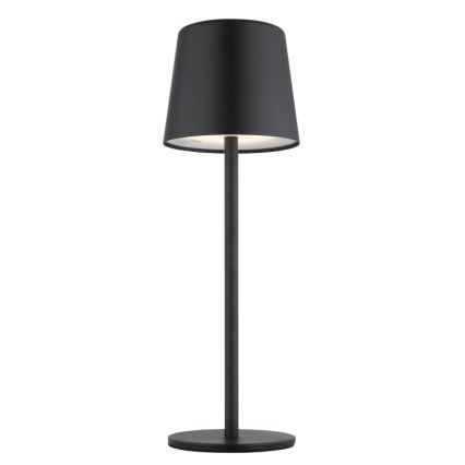 Globo - LED Stmievateľná vonkajšia dotyková stolná lampa LED/2W/5V 3000/4000/6000K 2200 mAh IP44 čierna