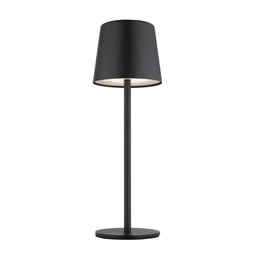 Globo - LED Stmievateľná vonkajšia dotyková stolná lampa LED/2W/5V 3000/4000/6000K 2200 mAh IP44 čierna