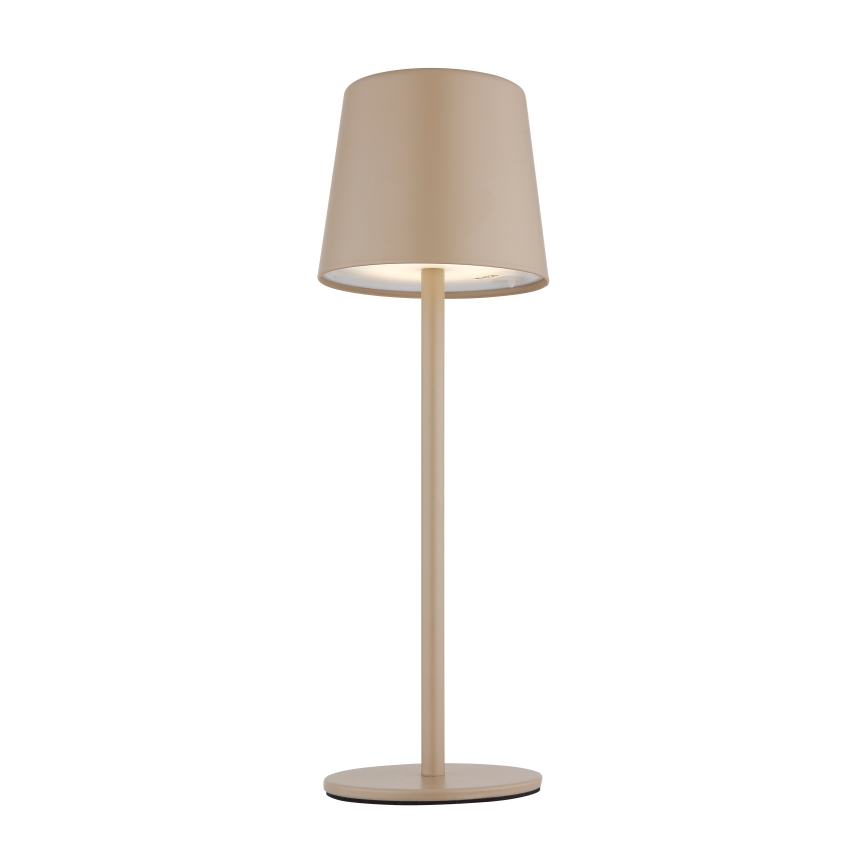 Globo - LED Stmievateľná vonkajšia dotyková stolná lampa LED/2W/5V 3000/4000/6000K 2200 mAh IP44 krémová