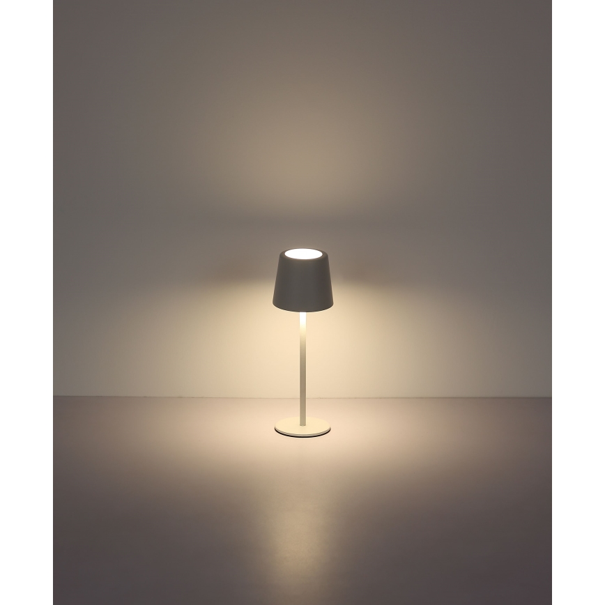 Globo - LED Stmievateľná vonkajšia dotyková stolná lampa LED/2W/5V 3000/4000/6000K 2200 mAh IP44 biela