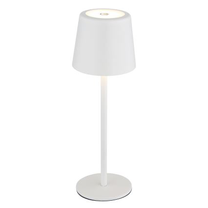 Globo - LED Stmievateľná vonkajšia dotyková stolná lampa LED/2W/5V 3000/4000/6000K 2200 mAh IP44 biela