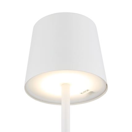 Globo - LED Stmievateľná vonkajšia dotyková stolná lampa LED/2W/5V 3000/4000/6000K 2200 mAh IP44 biela