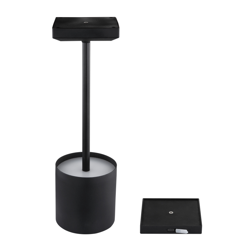 Globo - LED Stmievateľná dotyková nabíjacia stolná lampa LED/1,5W/5V 2200 mAh čierna