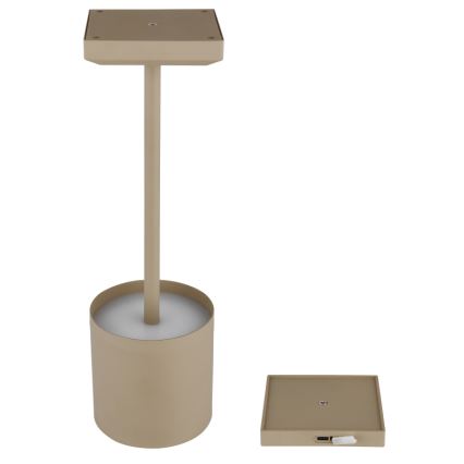 Globo - LED Stmievateľná dotyková nabíjacia stolová lampa LED/1,5W/5V 2200 mAh béžová