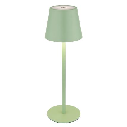 Globo - LED stmievateľná dotyková nabíjateľná vonkajšia stolová lampa 3v1 LED/3W/5V 3000/4000/5000K IP54 1800 mAh zelená