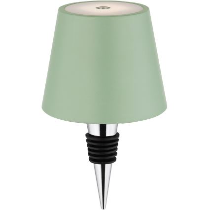 Globo - LED stmievateľná dotyková nabíjateľná vonkajšia stolová lampa 3v1 LED/3W/5V 3000/4000/5000K IP54 1800 mAh zelená