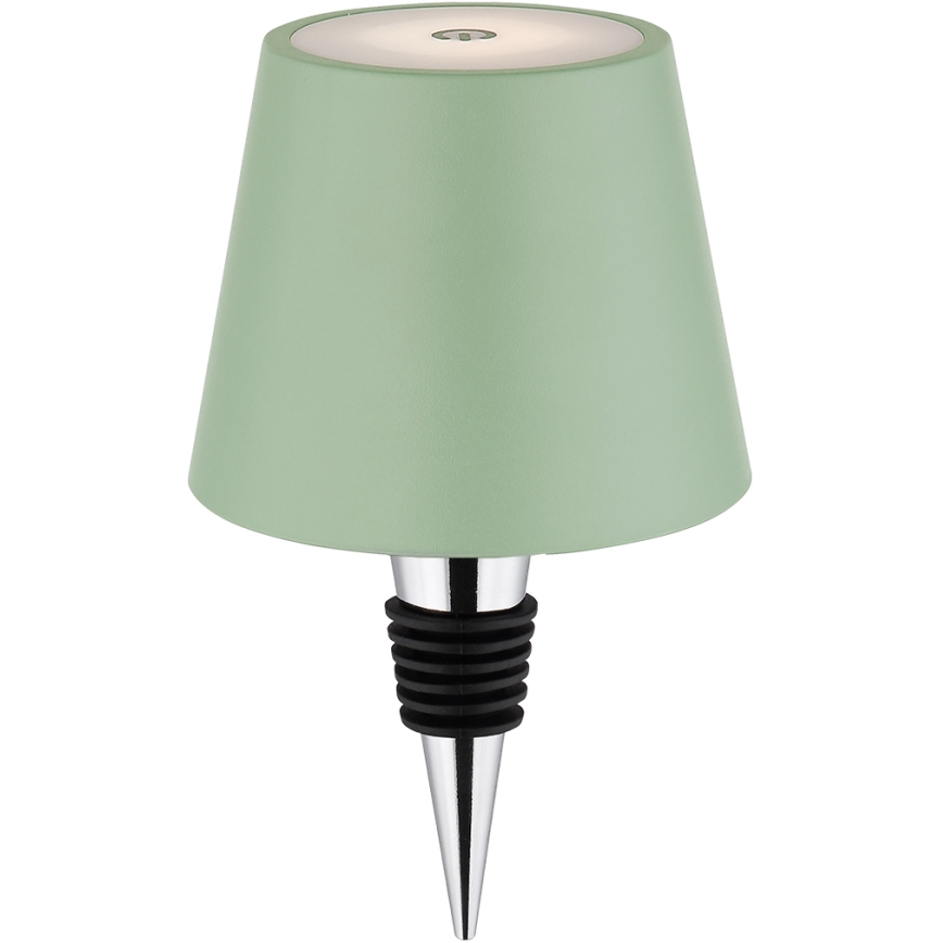 Globo - LED stmievateľná dotyková nabíjateľná vonkajšia stolová lampa 3v1 LED/3W/5V 3000/4000/5000K IP54 1800 mAh zelená