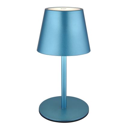 Globo - LED stmievateľná dotyková nabíjacia vonkajšia stolná lampa 3 v 1 LED/3W/5V 3000/4000/5000K IP54 1800 mAh modrá