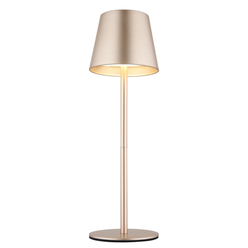 Globo - LED stmievateľná dotyková nabíjateľná vonkajšia stolová lampa 3 v 1 LED/3W/5V 3000/4000/5000K IP54 1800 mAh mosadz