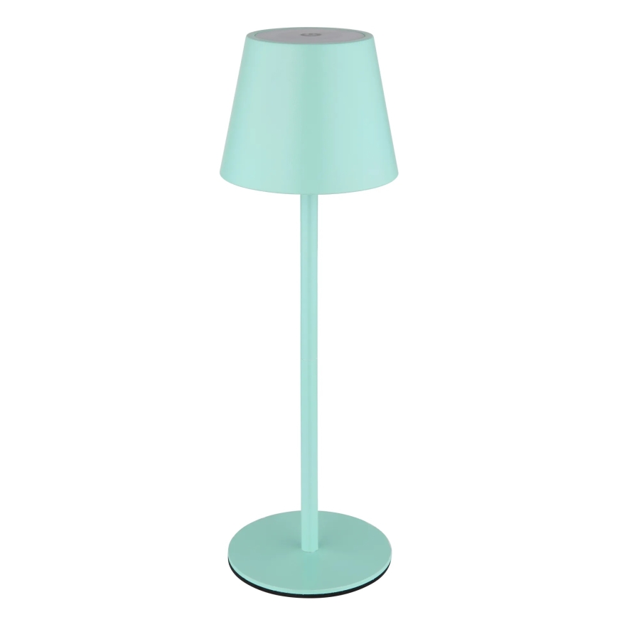 Globo - LED stmievateľná dotyková nabíjacia vonkajšia stolová lampa 3v1 LED/3W/5V 3000/4000/5000K IP54 1800 mAh mentolovo zelená