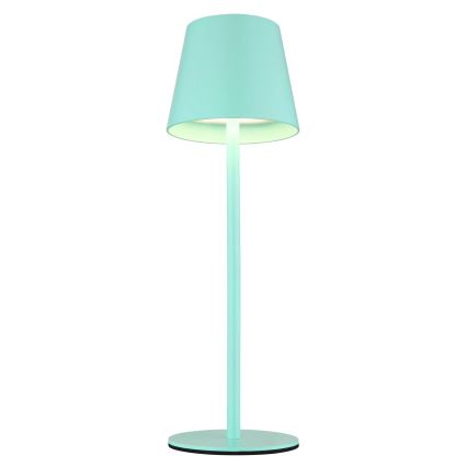 Globo - LED stmievateľná dotyková nabíjacia vonkajšia stolová lampa 3v1 LED/3W/5V 3000/4000/5000K IP54 1800 mAh mentolovo zelená