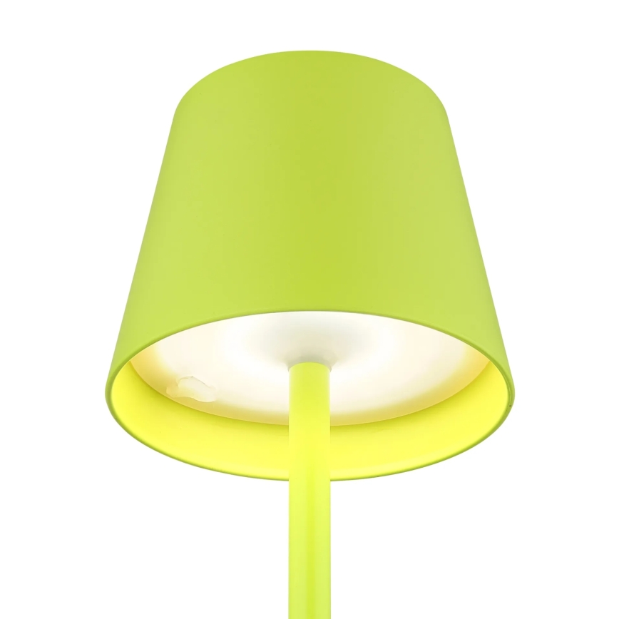 Globo - LED stmievateľná dotyková nabíjateľná vonkajšia stolová lampa 3v1 LED/3W/5V 3000/4000/5000K IP54 1800 mAh zelená